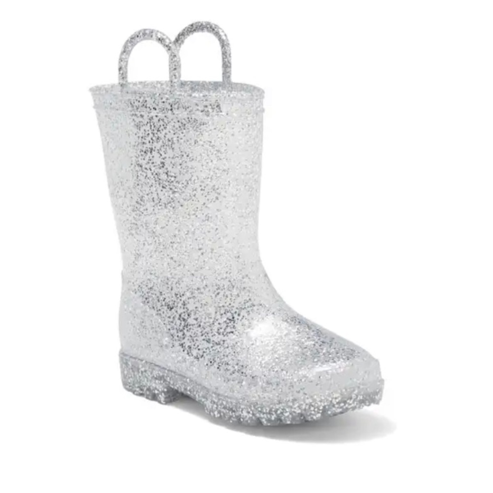 ZOOGS Kids' Glitter Light-Up Rain
Boot (Baby, Walker & Toddler)new never worn